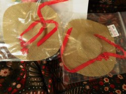 BARBIE HAT RED RIBBON